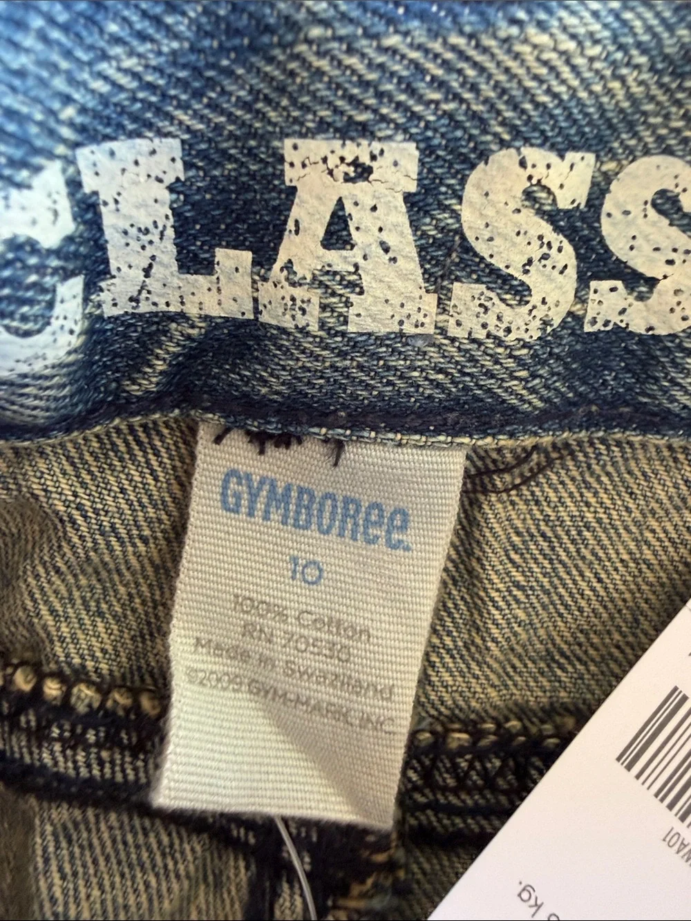 NWT Gymboree Light Blue Denim Bootcut Jeans With Adjustable Waist